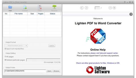 Lighten PDF To Word Converter 6.2.5 With Keygen 